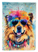 Chow Chow Hippie Dawg House Flag