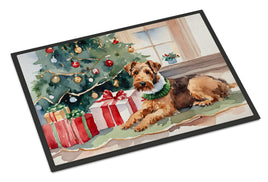 Airedale Terrier Cozy Christmas Doormat