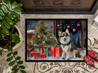 Alaskan Klee Kai Cozy Christmas Doormat