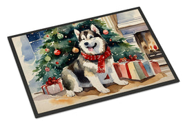 Alaskan Malamute Cozy Christmas Doormat