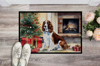 Welsh Springer Spaniel Cozy Christmas Doormat