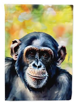 Chimpanzee Garden Flag