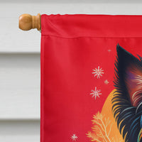 Affenpinscher Holiday Christmas House Flag