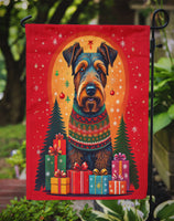 Airedale Terrier Holiday Christmas Garden Flag