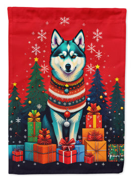 Alaskan Klee Kai Holiday Christmas Garden Flag