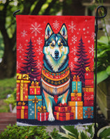 Alaskan Malamute Holiday Christmas Garden Flag