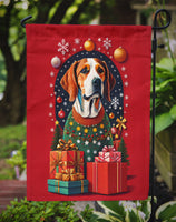 American Foxhound Dog Holiday Christmas Garden Flag