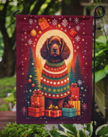 American Water Spaniel Holiday Christmas Garden Flag