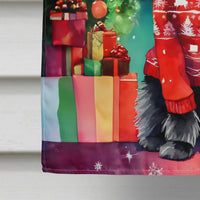 Affenpinscher Christmas House Flag