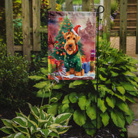 Airedale Terrier Christmas Garden Flag