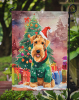 Airedale Terrier Christmas Garden Flag