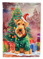 Airedale Terrier Christmas Garden Flag