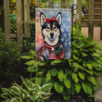 Alaskan Klee Kai Christmas Garden Flag