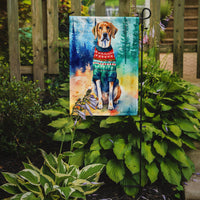 American English Coonhound Christmas Garden Flag