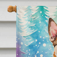 Australian Cattle Dog Christmas House Flag