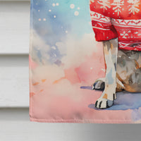 Australian Cattle Dog Christmas House Flag