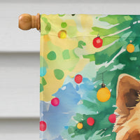 Chow Chow Christmas House Flag