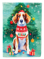 Welsh Springer Spaniel Christmas House Flag