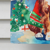 Welsh Springer Spaniel Christmas House Flag