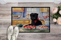 Affenpinscher Christmas Cookies Doormat