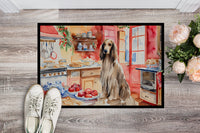 Afghan Hound Christmas Cookies Doormat