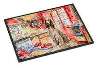 Afghan Hound Christmas Cookies Doormat