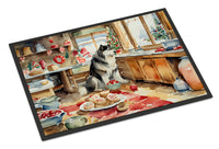 Alaskan Malamute Christmas Cookies Doormat