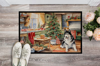 Alaskan Malamute Christmas Cookies Doormat