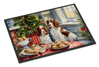 Welsh Springer Spaniel Christmas Cookies Doormat