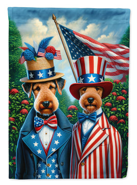 All American Airedale Terrier House Flag