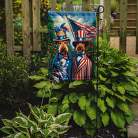 All American Airedale Terrier Garden Flag