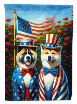 All American Akita House Flag