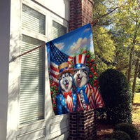 All American Alaskan Malamute House Flag