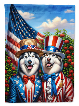 All American Alaskan Malamute House Flag