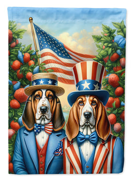 All American Basset Hound House Flag