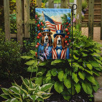 All American Basset Hound Garden Flag