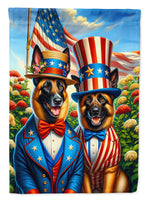 All American Belgian Malinois House Flag