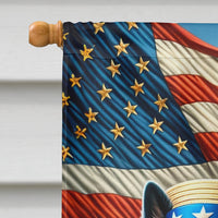 All American Belgian Sheepdog House Flag