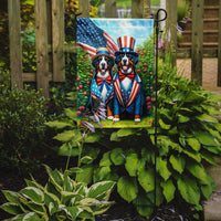 All American Bernese Mountain Dog Garden Flag