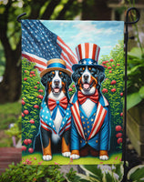 All American Bernese Mountain Dog Garden Flag