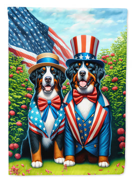 All American Bernese Mountain Dog Garden Flag