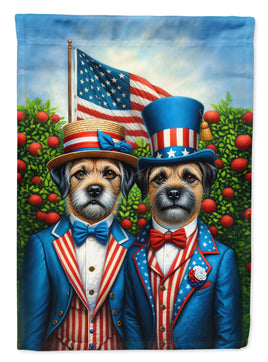 All American Border Terrier House Flag