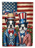 All American Boston Terrier House Flag