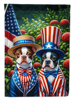 All American Boston Terrier House Flag