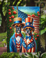 All American Boxer Garden Flag