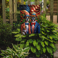 All American Boxer Garden Flag