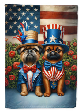 All American Brussels Griffon Garden Flag