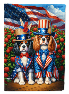 All American Cavalier Spaniel House Flag