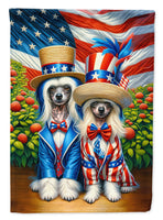 All American Chinese Crested Garden Flag