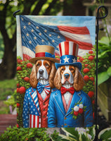 All American Clumber Spaniel Garden Flag